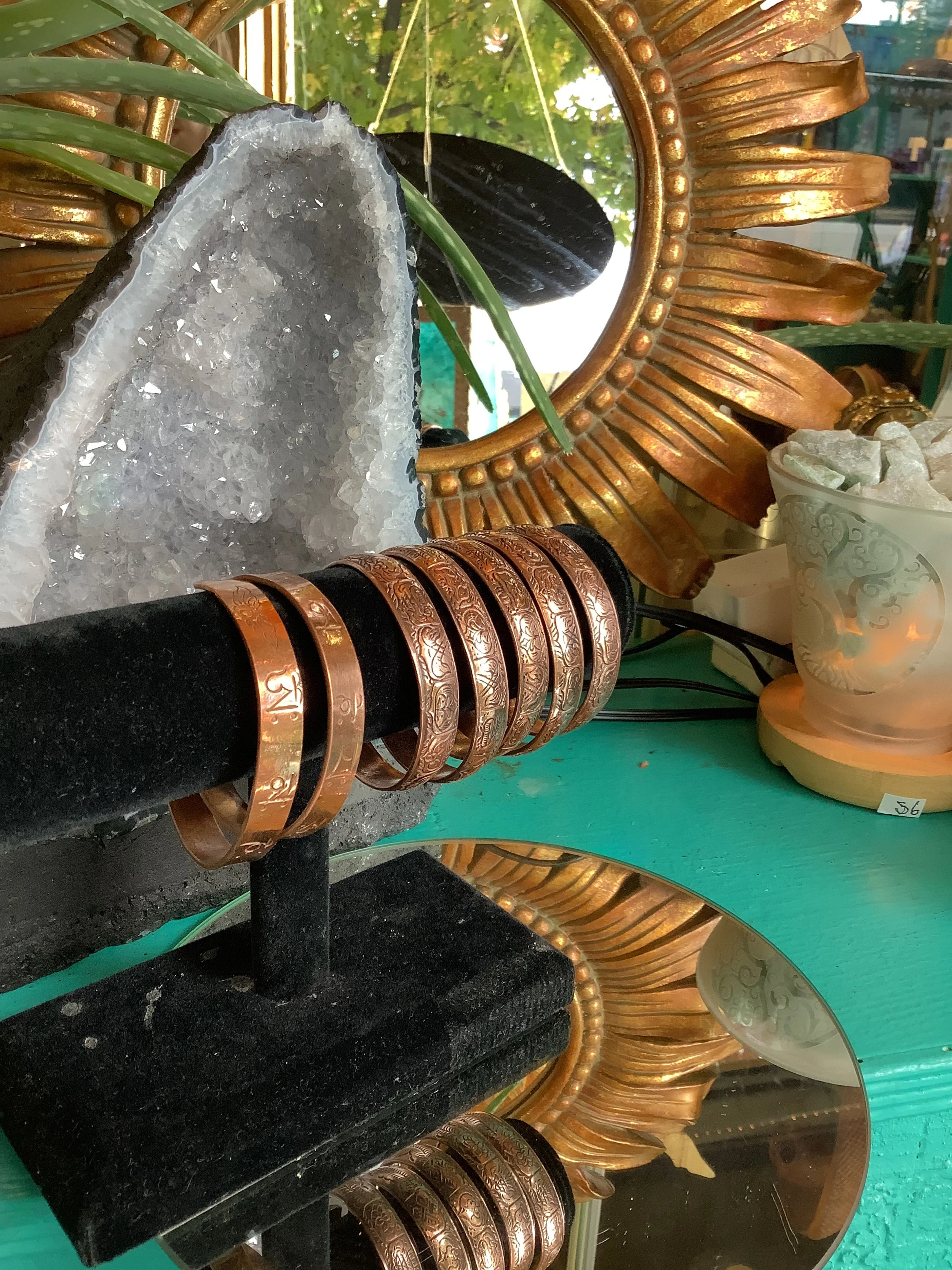 Copper healing bracelet at Utopia Store