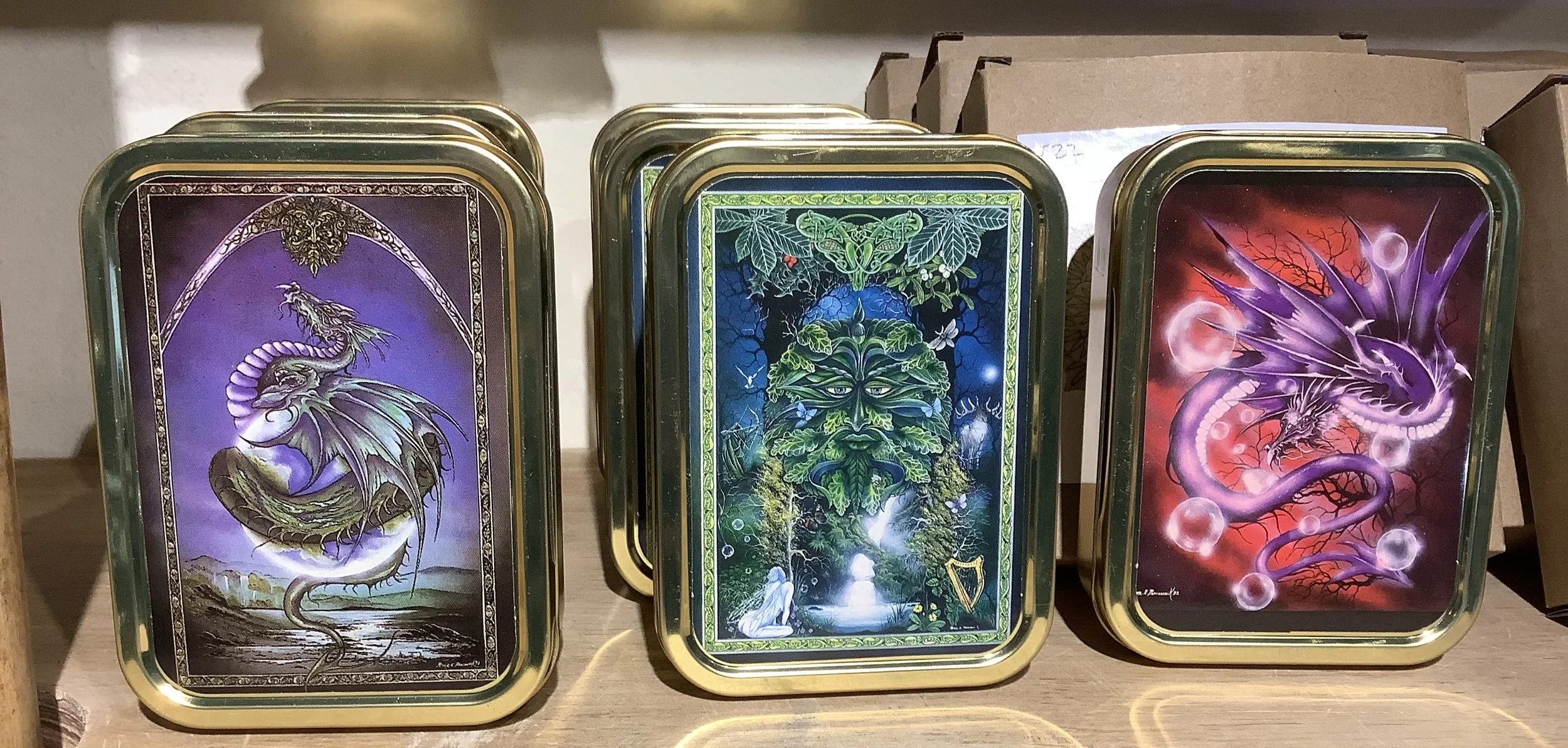 Oracle and tarot card decks at Utopia Store